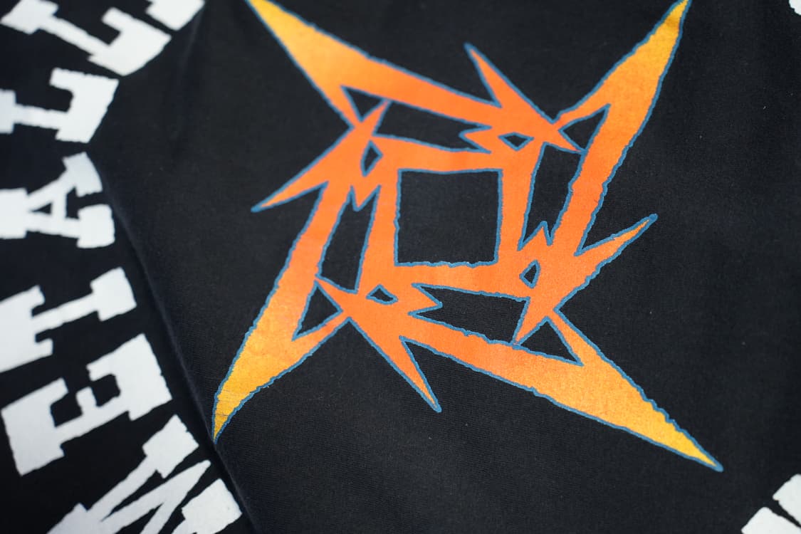 (XL) 빈티지 메탈리카 15주년 플레임 롱슬리브 밴드티 상품이미지5