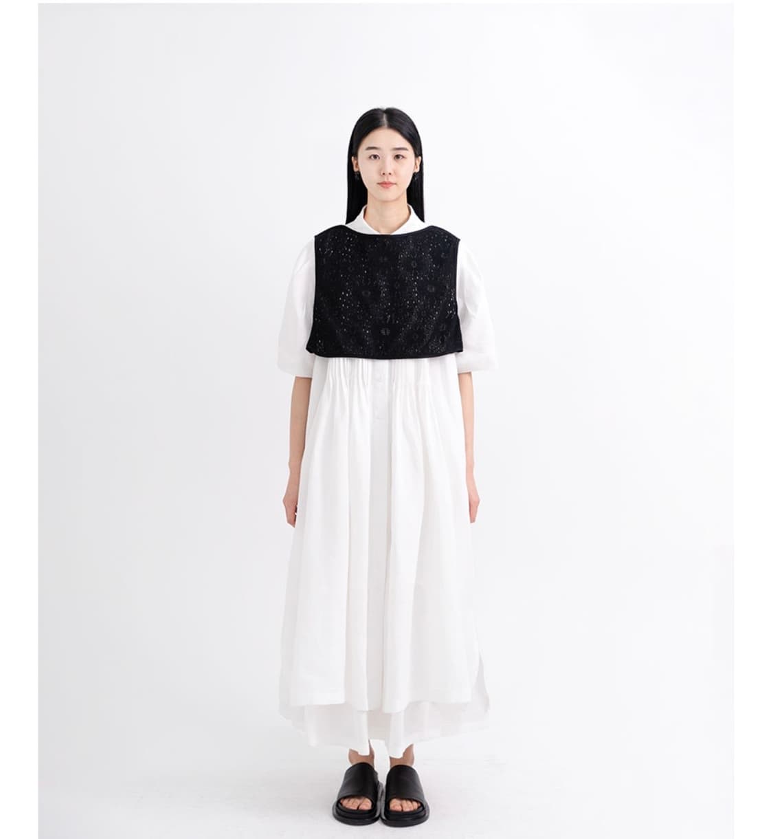 유노이아 Macrame Crop Vest 베스트 상품이미지1