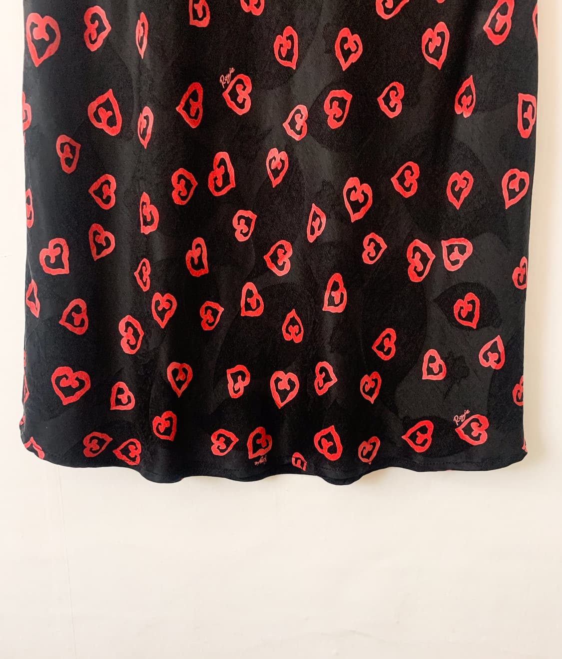 [FR36] 루즈 후즈 Rouje 하트 패턴 롱 스커트 상품이미지3