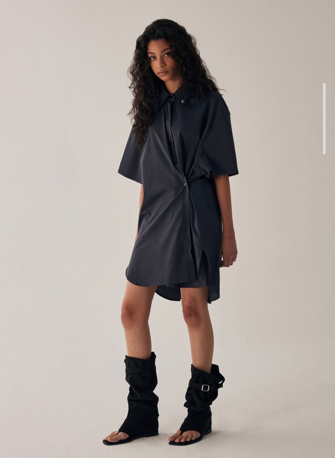 트리밍버드 대디핏셔츠 원피스 상품이미지1