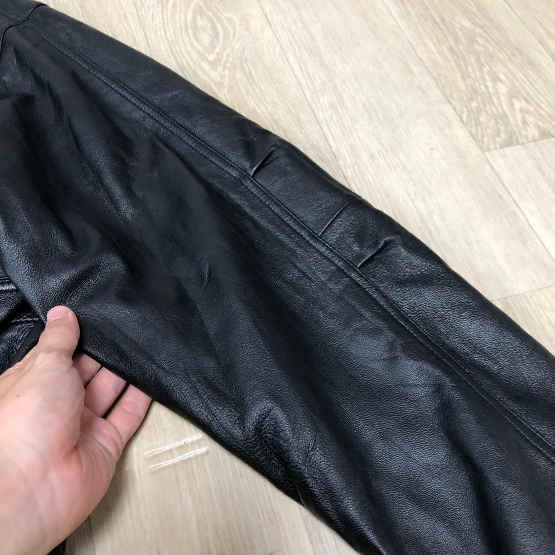 (XXL) 도프 제이슨 DOFF JASON 오버핏 램스킨 블루종 자켓 상품이미지5