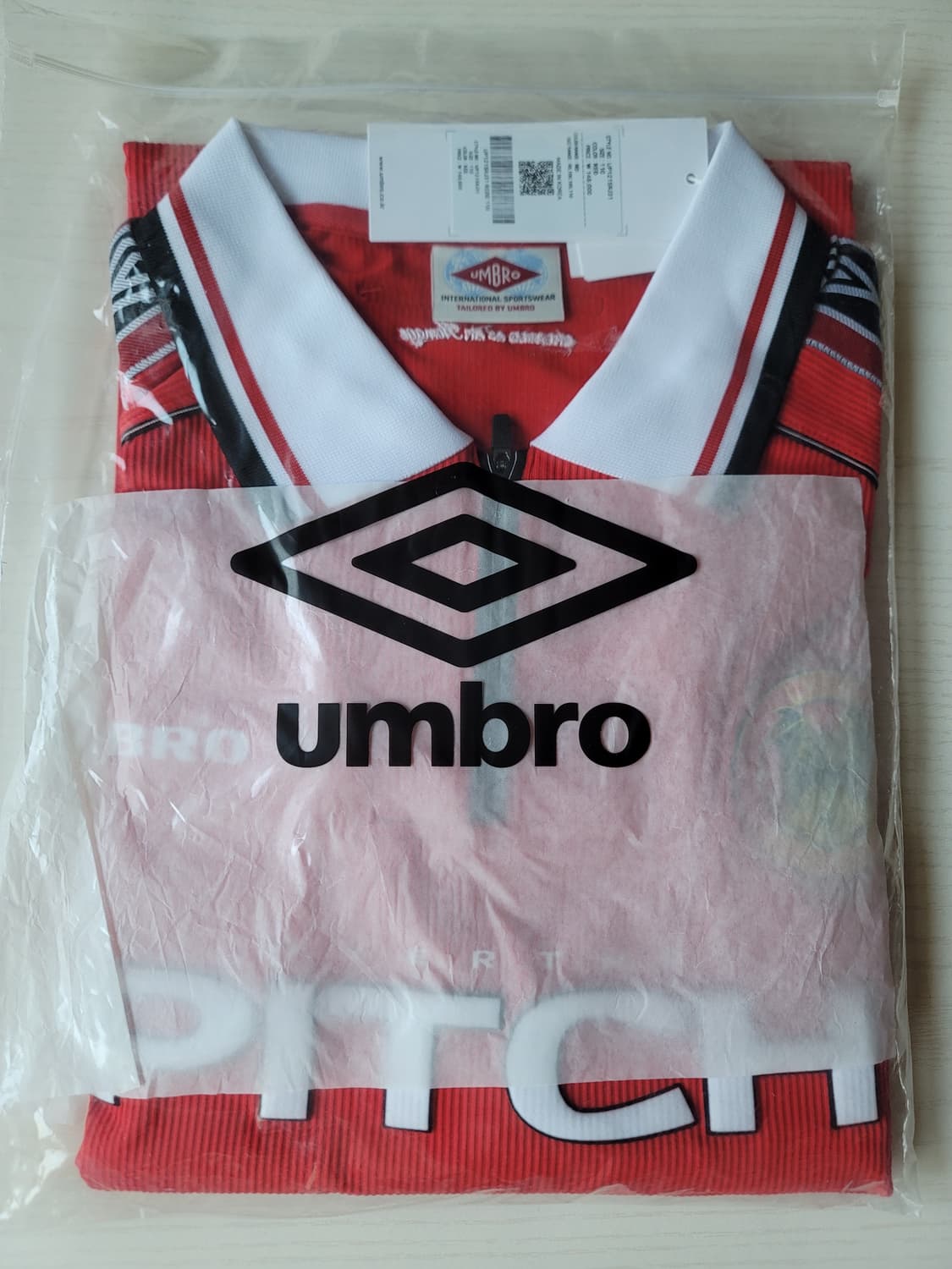 [2XL]오버더피치 x 엄브로 100주년 맨유 오마주 유니폼 상품이미지5