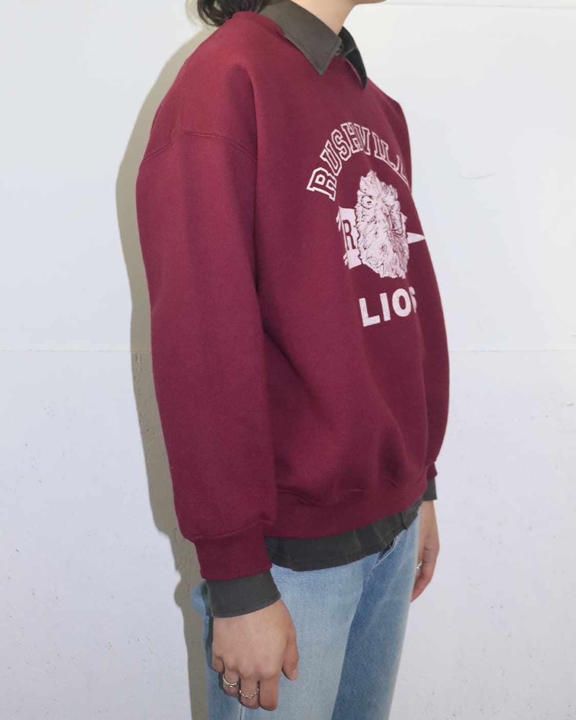 와일드 동키 라이온 그래픽 스웨트셔츠 상품이미지3