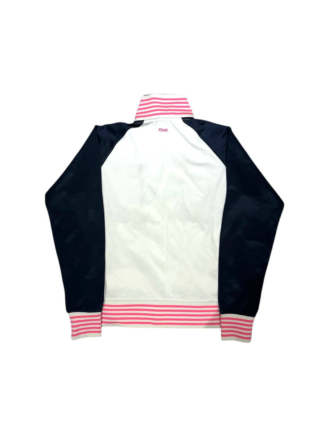 리복 화이트 핑크 배색 딱붙핏 트랙탑 져지  상품이미지6