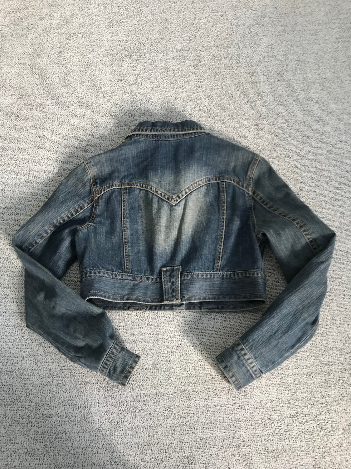 웨스턴 크롭 데님 자켓 상품이미지8