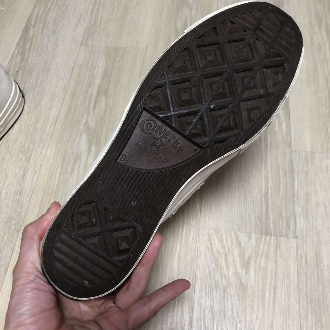 (280) 컨버스 CONVERSE 척70 하이 빈티지 캔버스 내추럴  상품이미지7