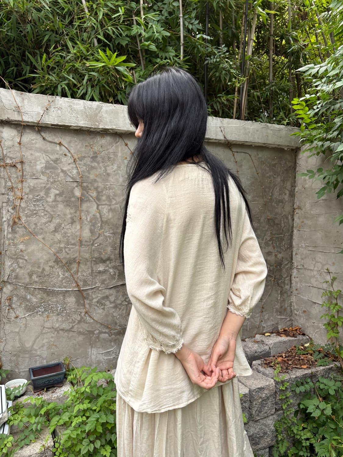 GOA 고아 린넨 보헤미안 블라우스 상품이미지7