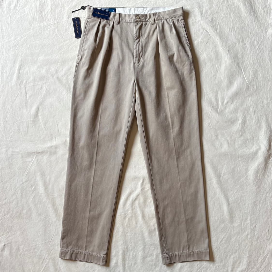 [새제품 33] 90s 폴로 랄프로렌 ANDREW 투턱 치노 팬츠 상품이미지1