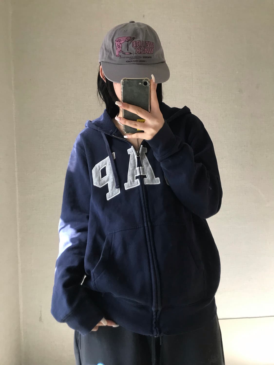 갭 네이비 후드집업 상품이미지4