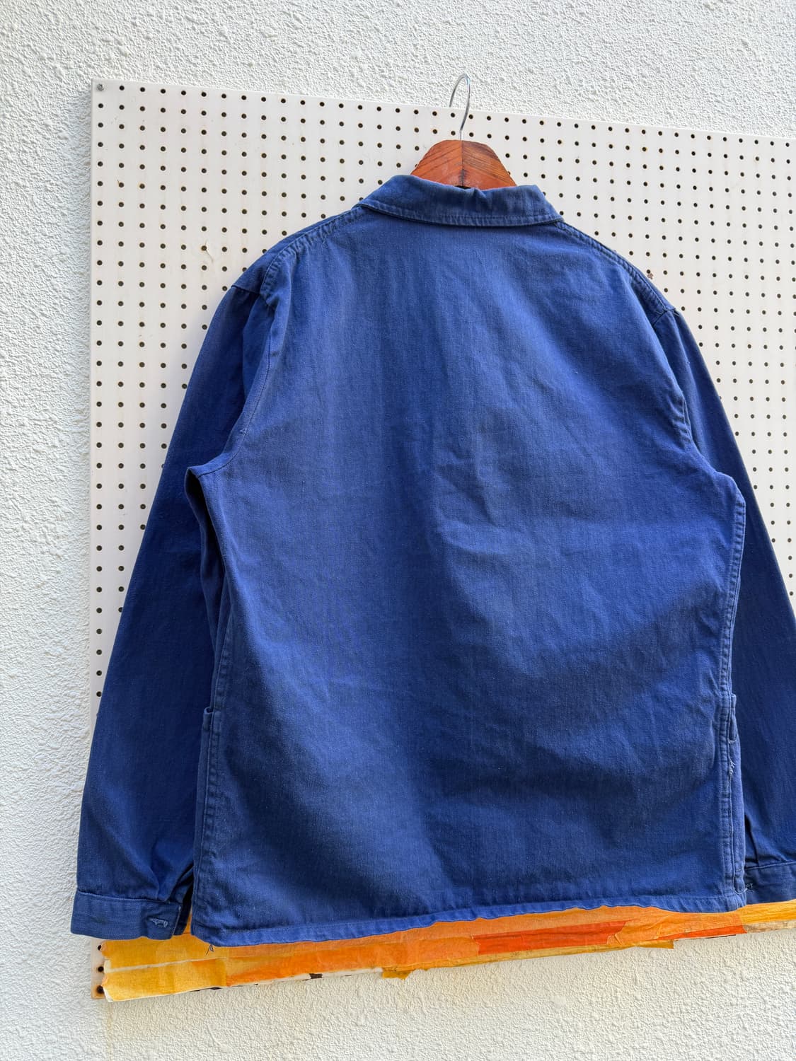 1970s FADED INDIGO BLUE 4 POCKET 프렌치워크자켓 상품이미지9
