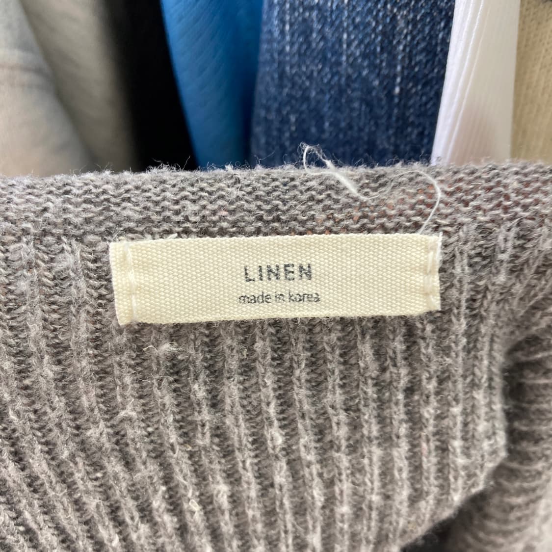 LINEN 여성 브이넥니트반팔 F  상품이미지4