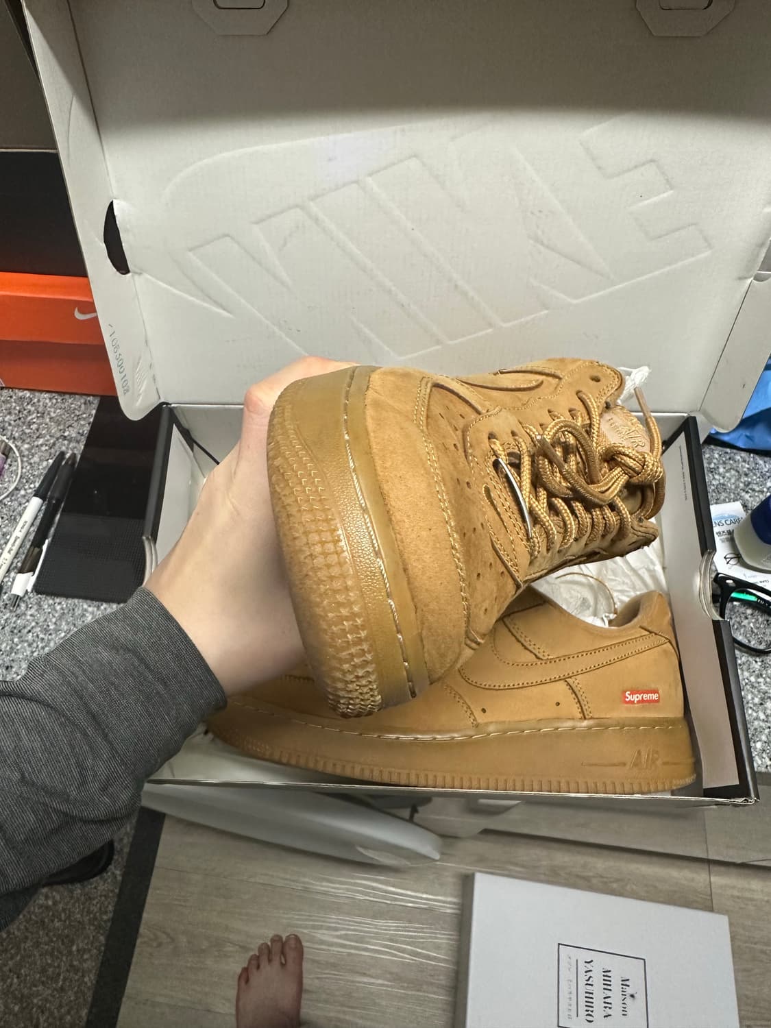 275 나이키 슈프림 에어포스원 된장 플렉스 상품이미지7