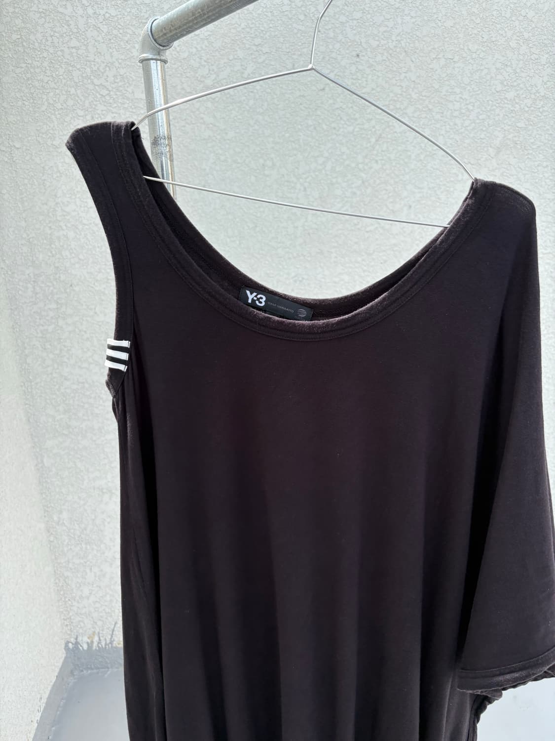 25 Y-3 unbalance shirring one-piece 상품이미지2