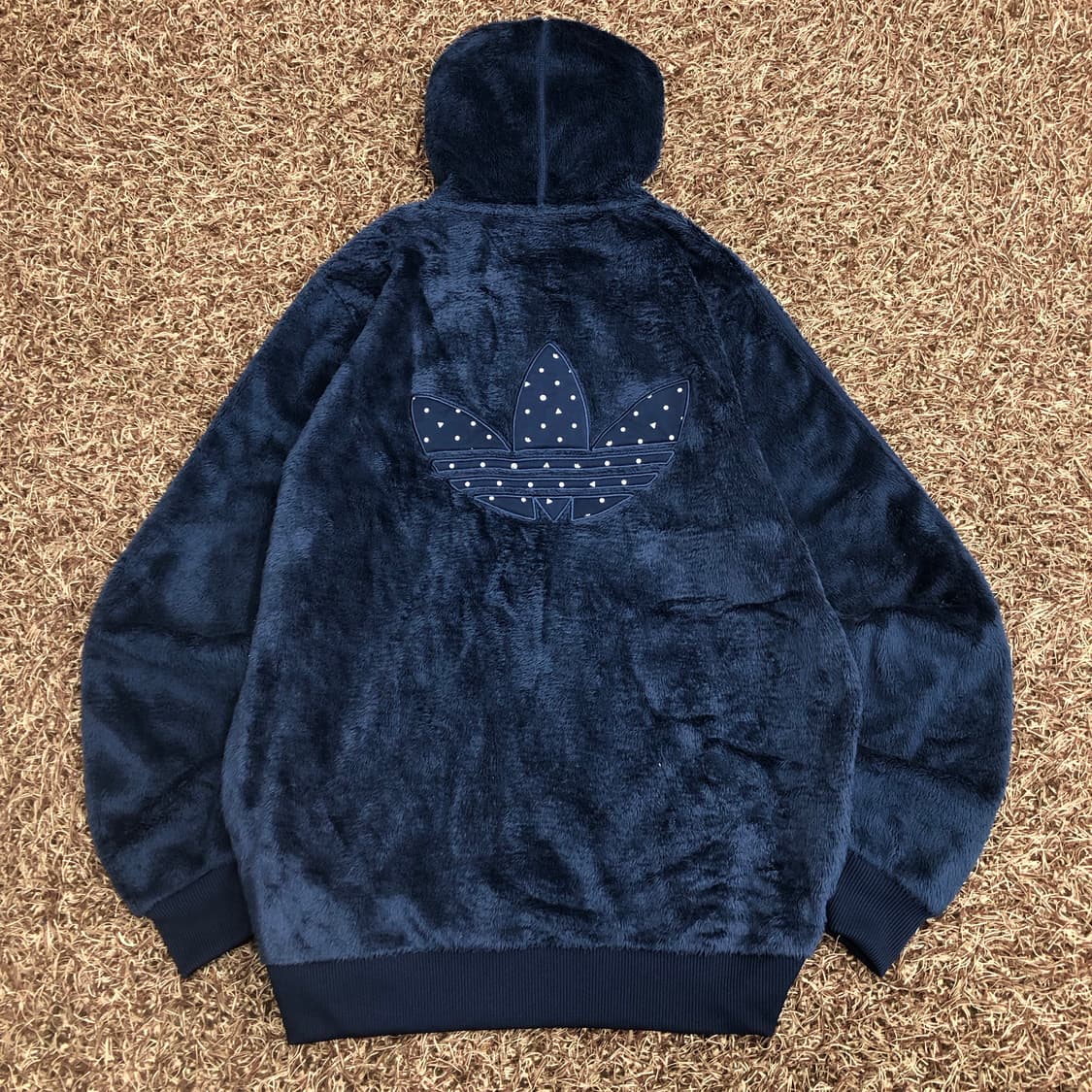 아디다스 쉐르파 파이어버드 빅로고 플리스 후드집업 상품이미지4