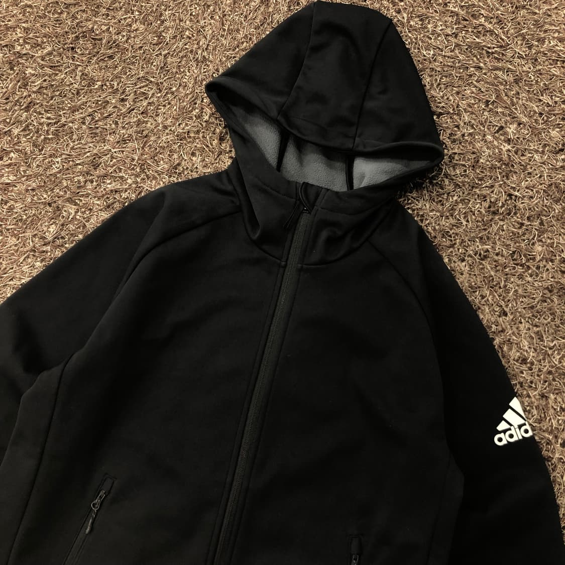 L 아디다스 신형 소프트쉘 후드집업 자켓 상품이미지2