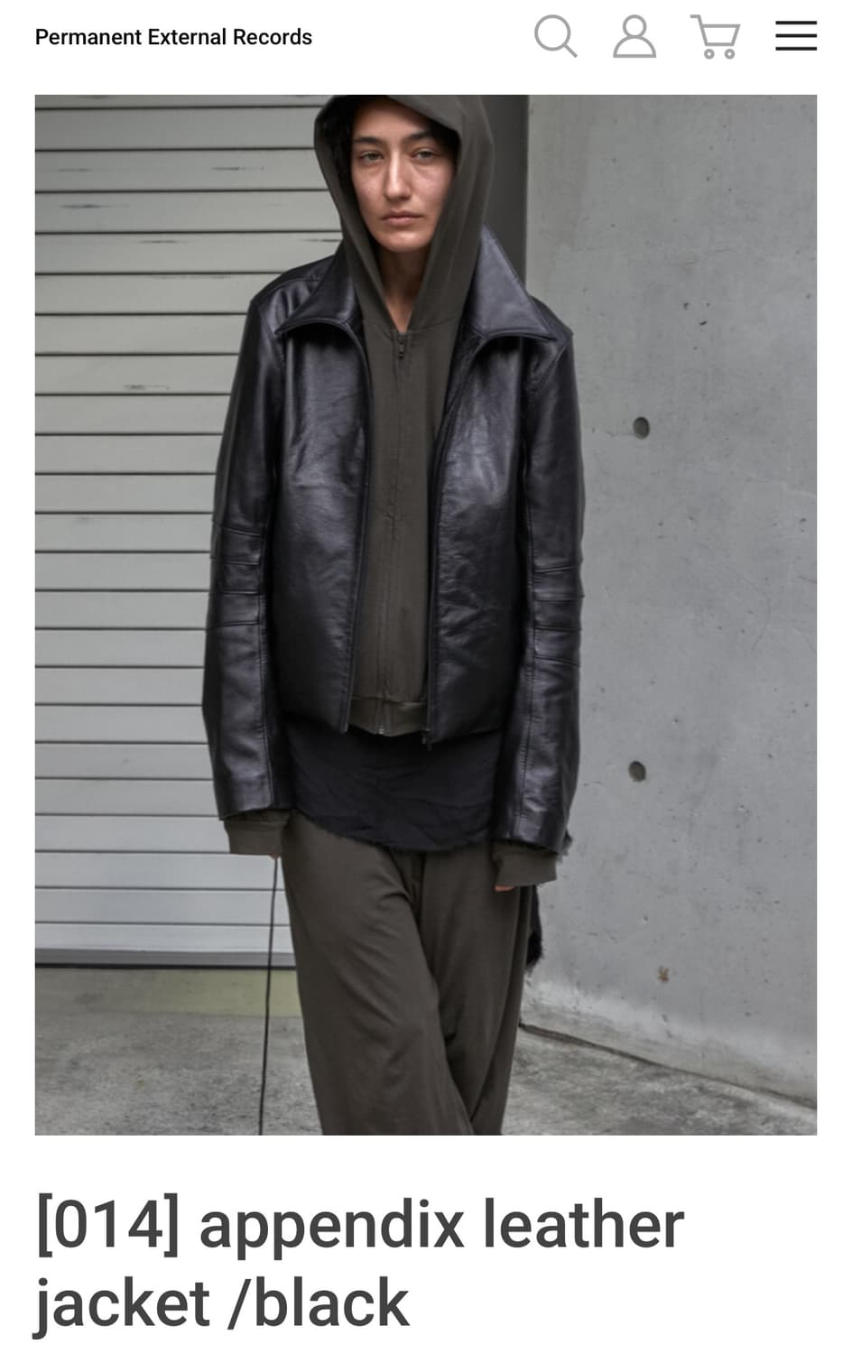 (1) 머듈 레더자켓 상품이미지1