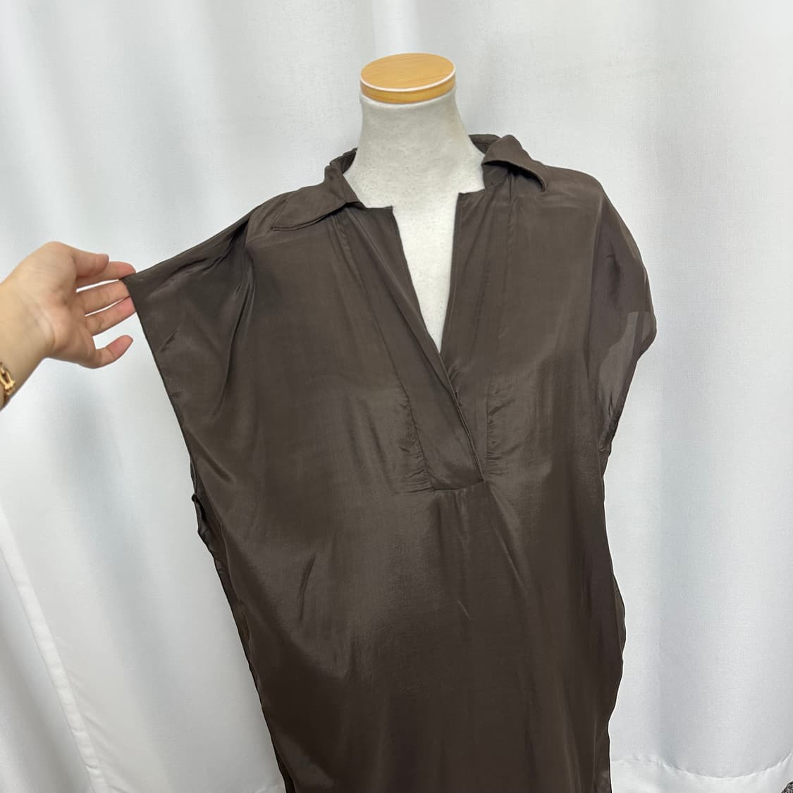  타임 여자 브이넥 롱원피스 free 상품이미지8