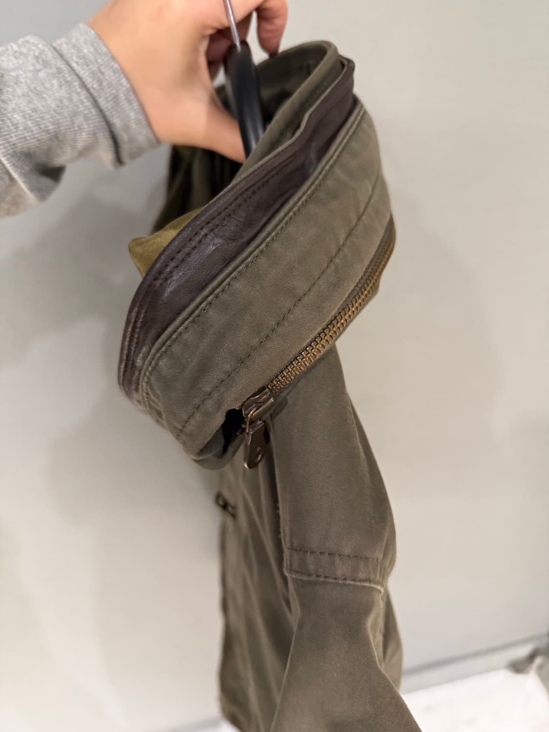 hood & high-neck 2-way detail jacket 상품이미지7