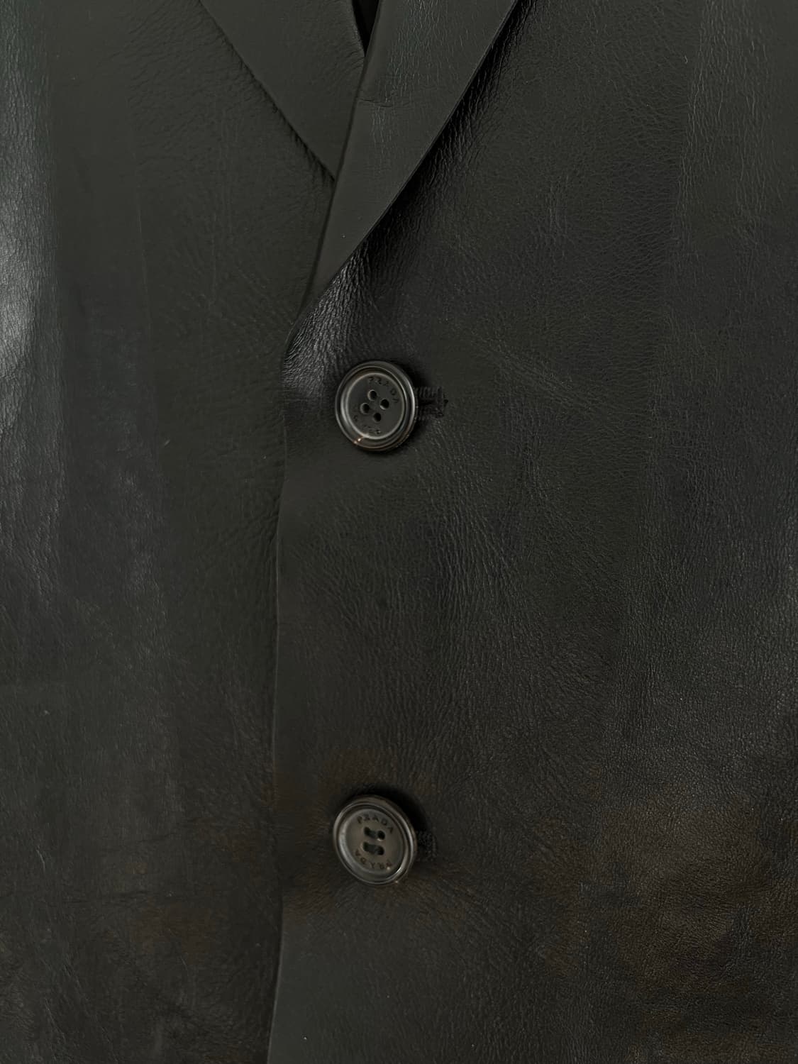 PRADA 90s laser-cut leather blazer 상품이미지5