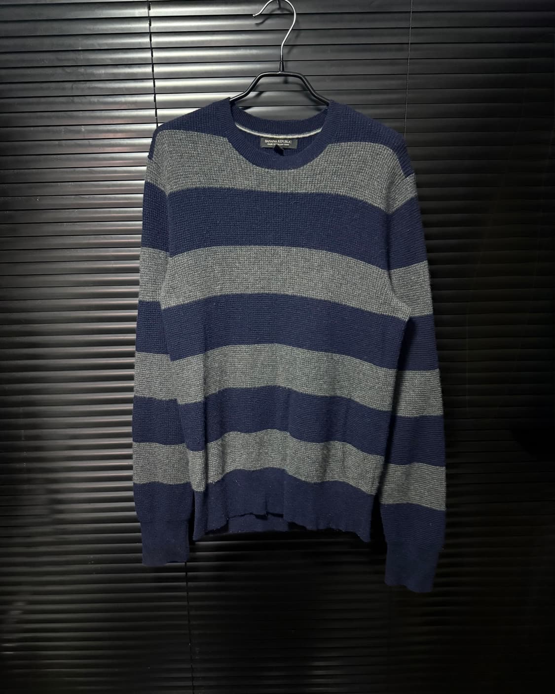 바나나 리퍼블릭 메리노 울 나일론 혼방 스트라이프 단가라 니트 스웨터 S 상품이미지3