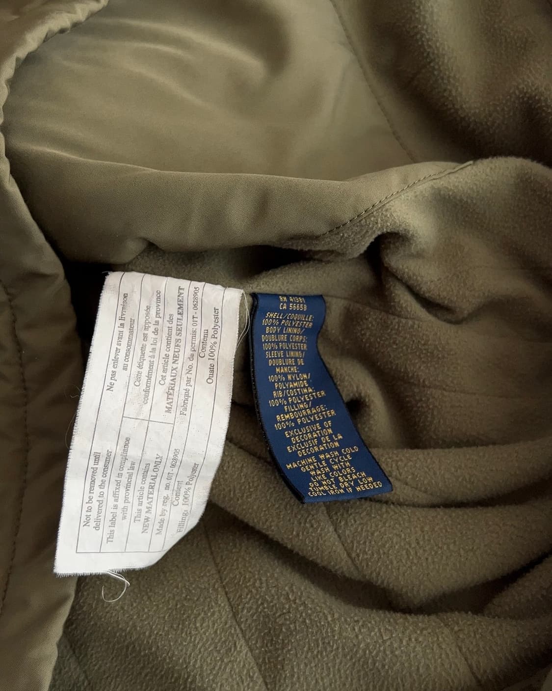 폴로 랄프로렌 기모 블루종 자켓 M 상품이미지8