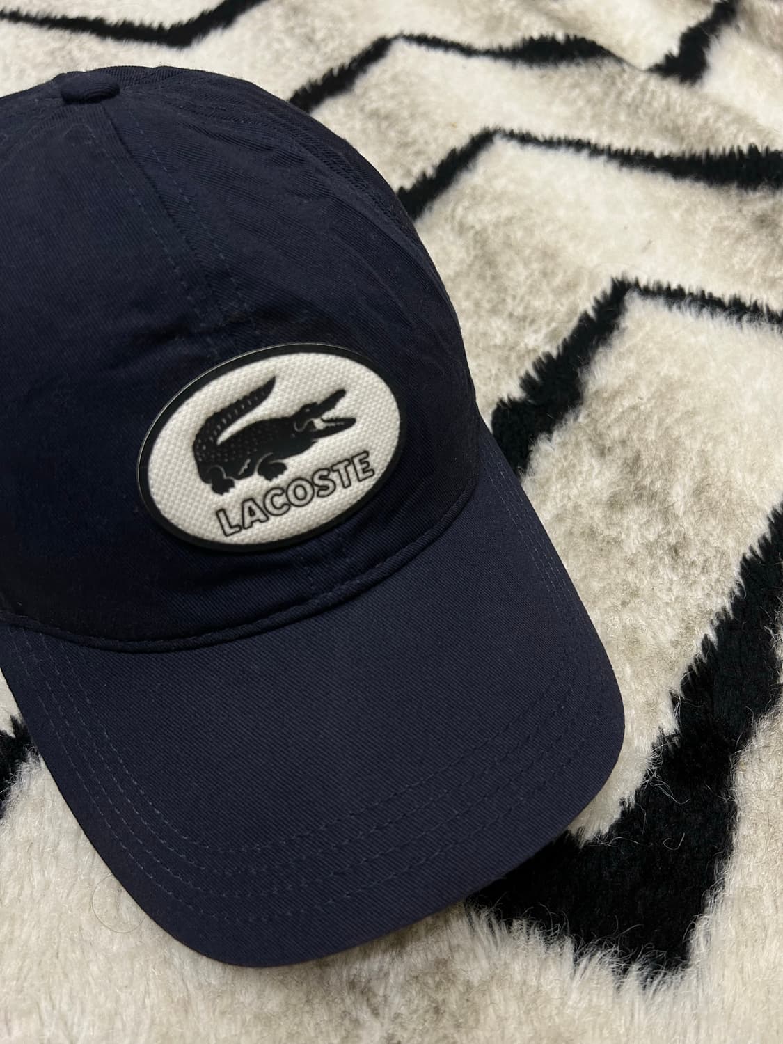 라코스테 헤리티지 코튼 캡/짙은네이비 상품이미지1