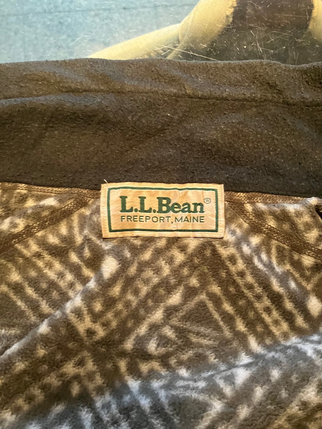 90s 빈티지 엘엘빈 플리스 집업 자켓 상품이미지6