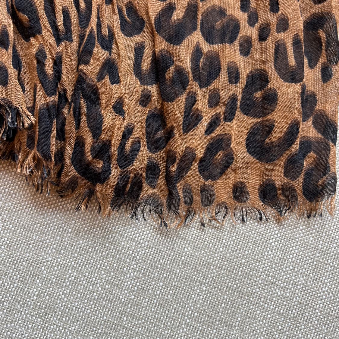 레오파드 패턴 대형 스카프 상품이미지10