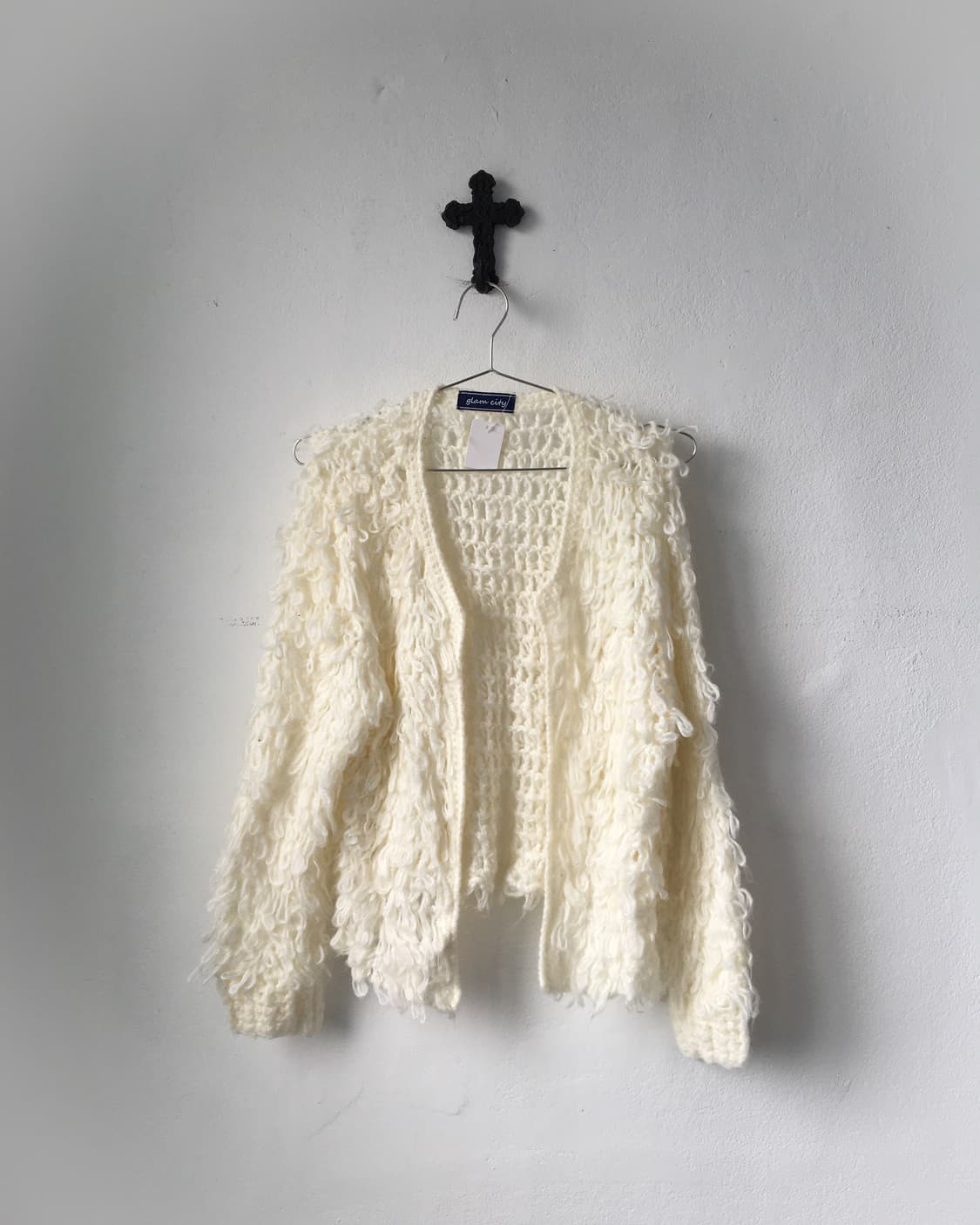 Fluffy knit open cardigan 상품이미지2