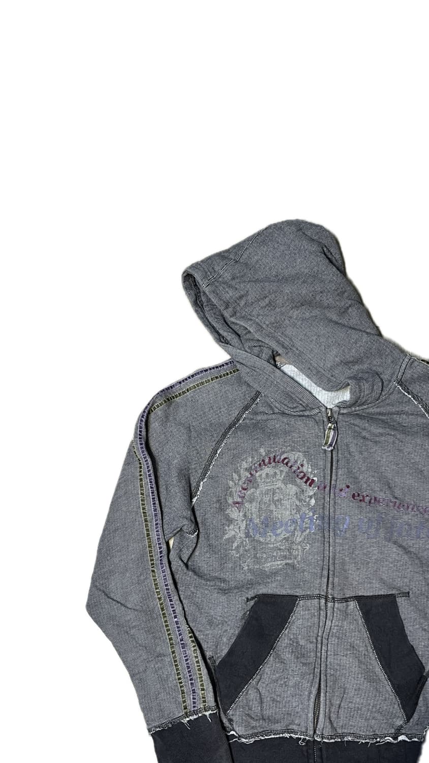 그런지 그레이 후드집업 상품이미지4