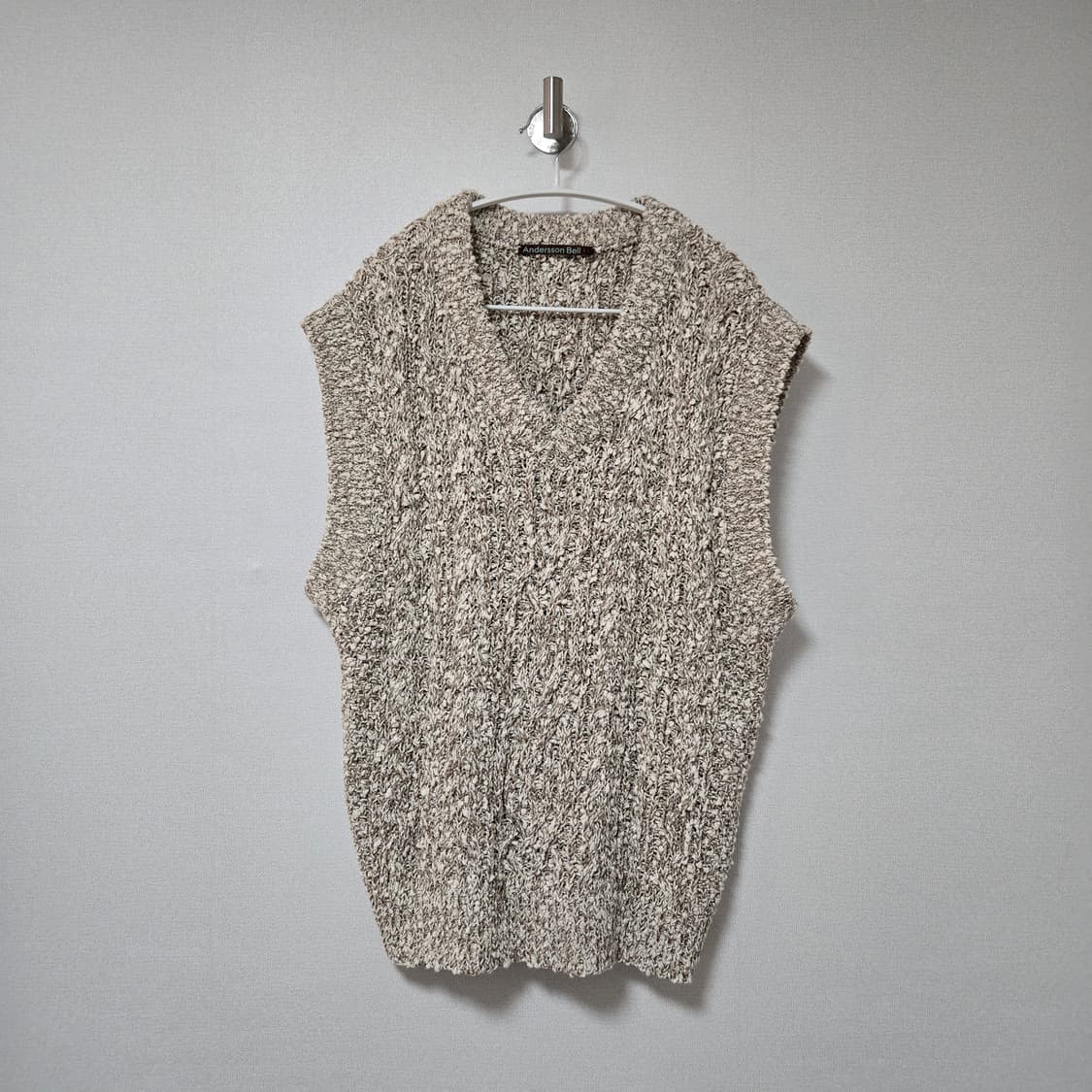 앤더슨벨 베이지 코튼 베스트 / 남성 조끼/ 남성 베스트  상품이미지2