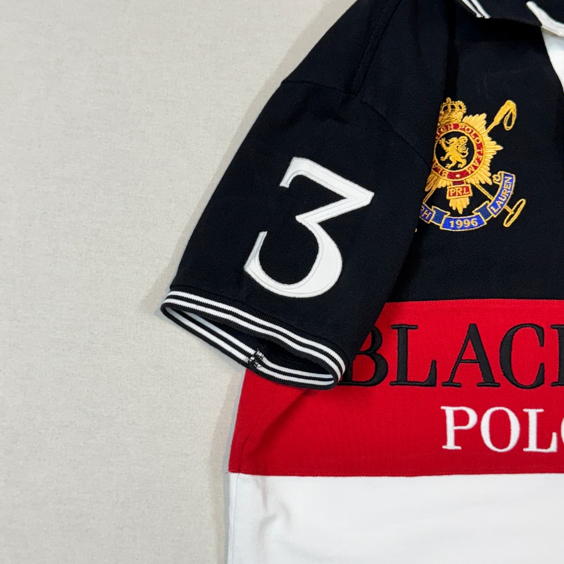 M) 폴로 랄프로렌 블랙와치 골드 빅포니 반팔 카라티 상품이미지5