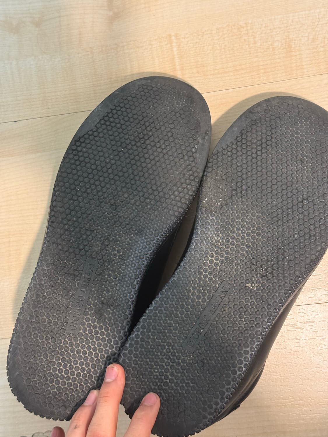 아르마니 가죽스니커즈 42(AGU332) 상품이미지5