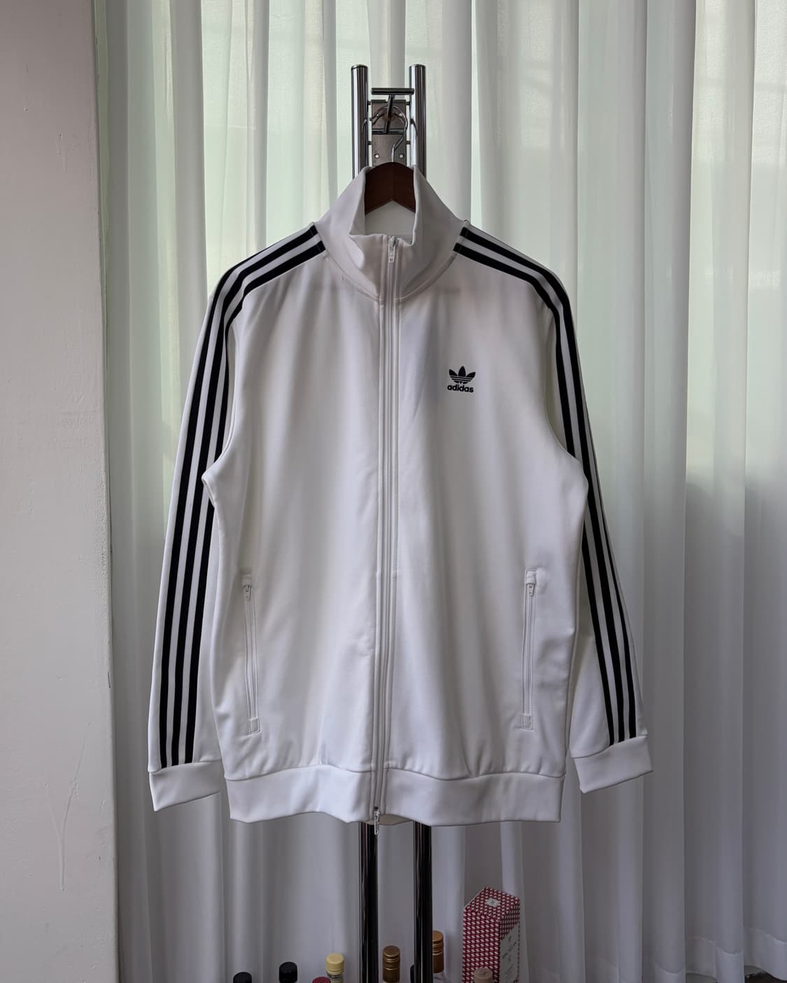 (새상품)[XL]아디다스 베켄바우어 화이트 트랙탑 져지 상품이미지3