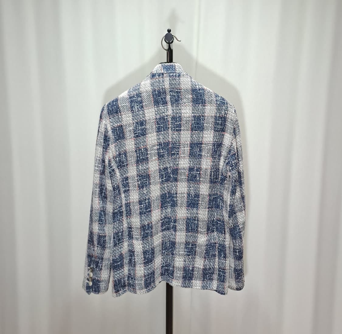 (택포) BOB 이태리정품 핸드메이드 보카시 체크블레이져 L B742 상품이미지5