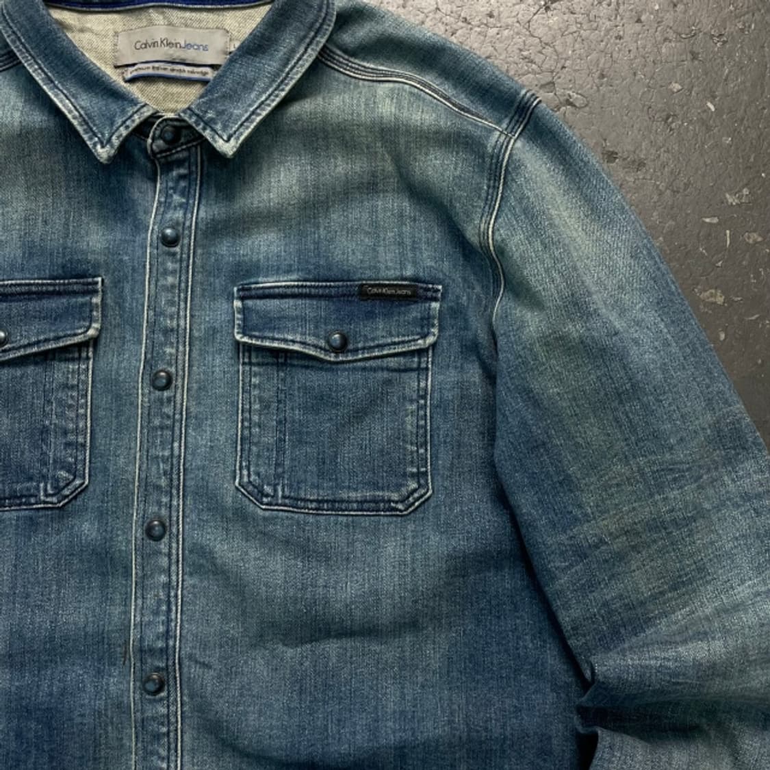 100 캘빈클라인 데님 셔츠 상품이미지2