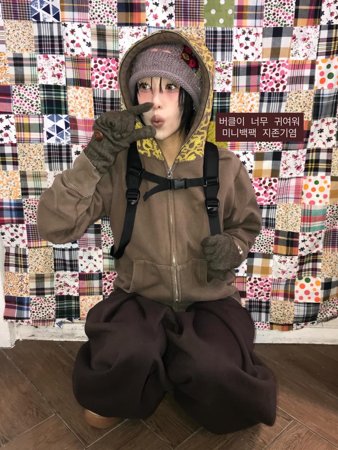 Bape Shark Fur Day BackPack 상품이미지3