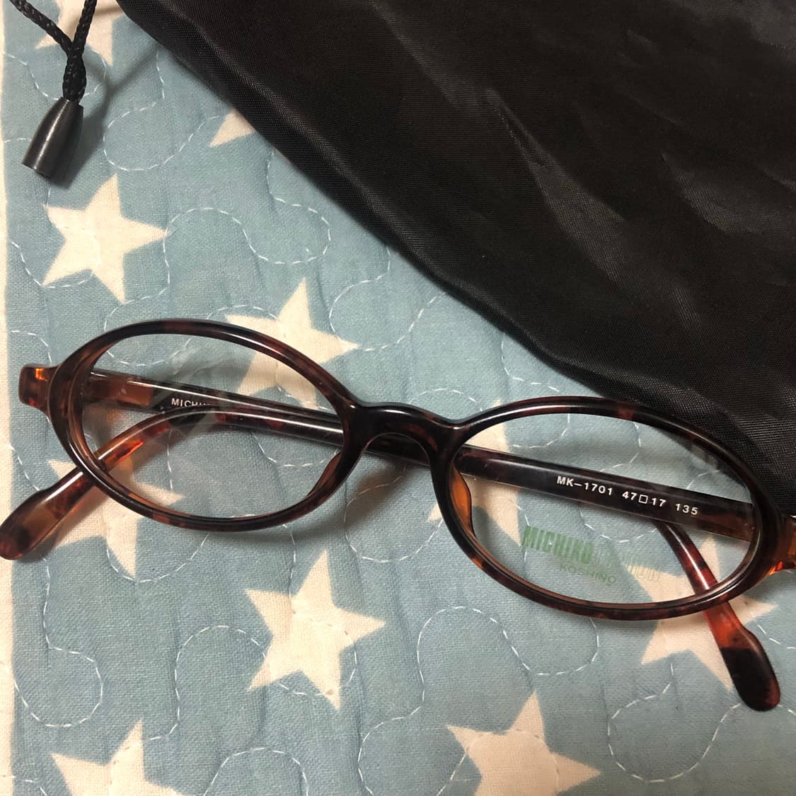 미치코런던 레오파드 빈티지 안경 상품이미지2