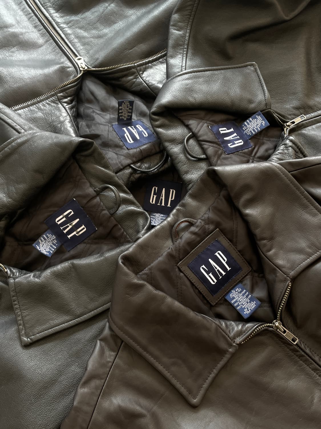 90s Old GAP Leather Jacket 상품이미지1