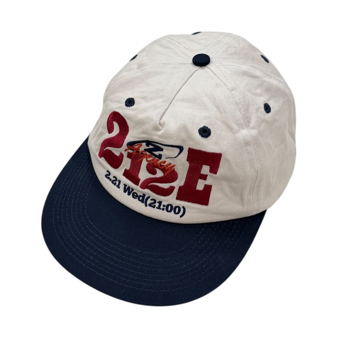 지제뮤지엄 2.21 캡 모자 네이비 상품이미지2