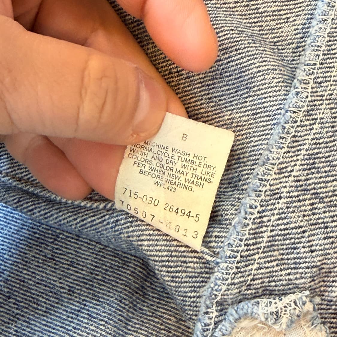 90년대 리바이스 USA 할리데이비슨 AMA 패치업 데님 자켓 청자켓 상품이미지10