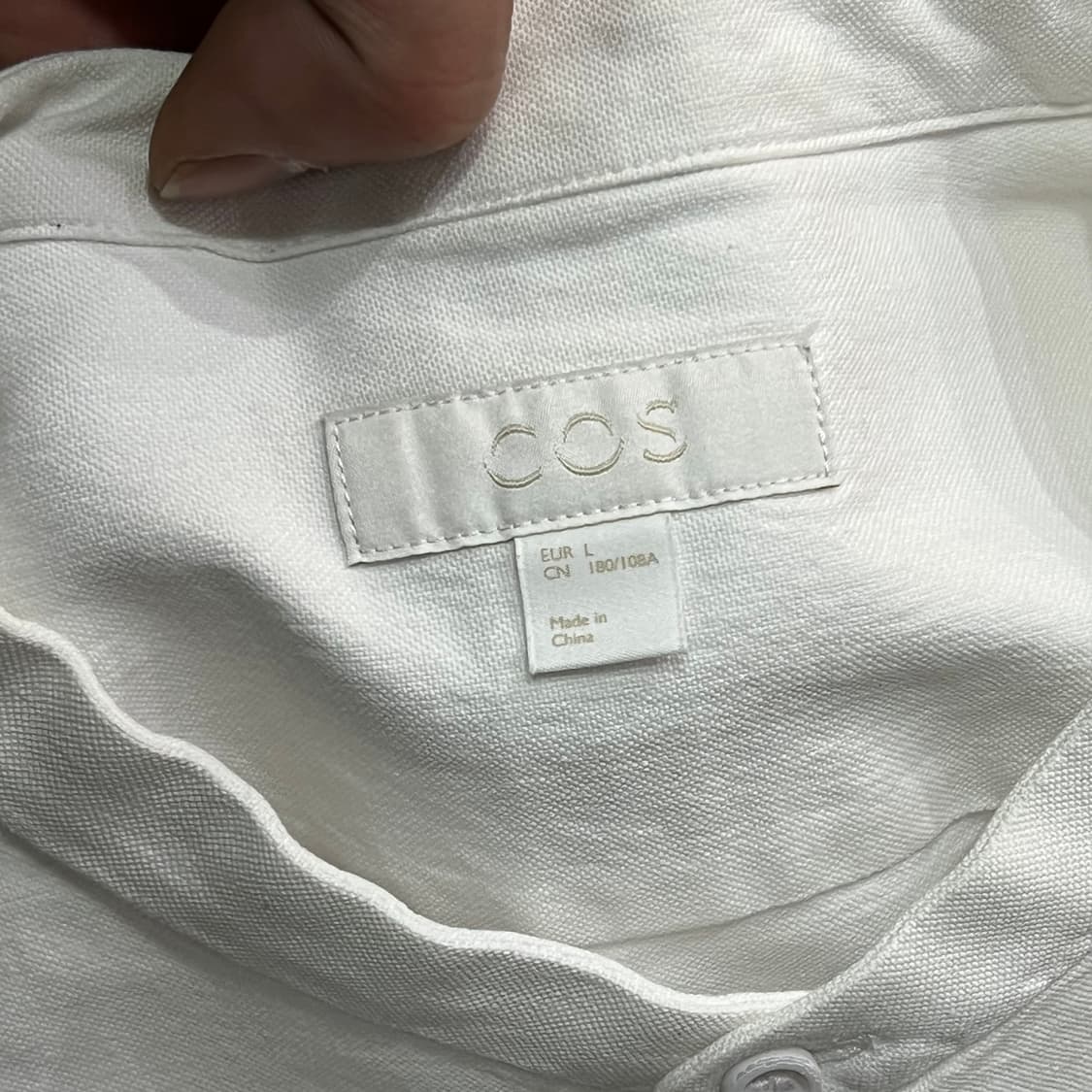  코스 차이나카라 화이트 셔츠 y14872 상품이미지5