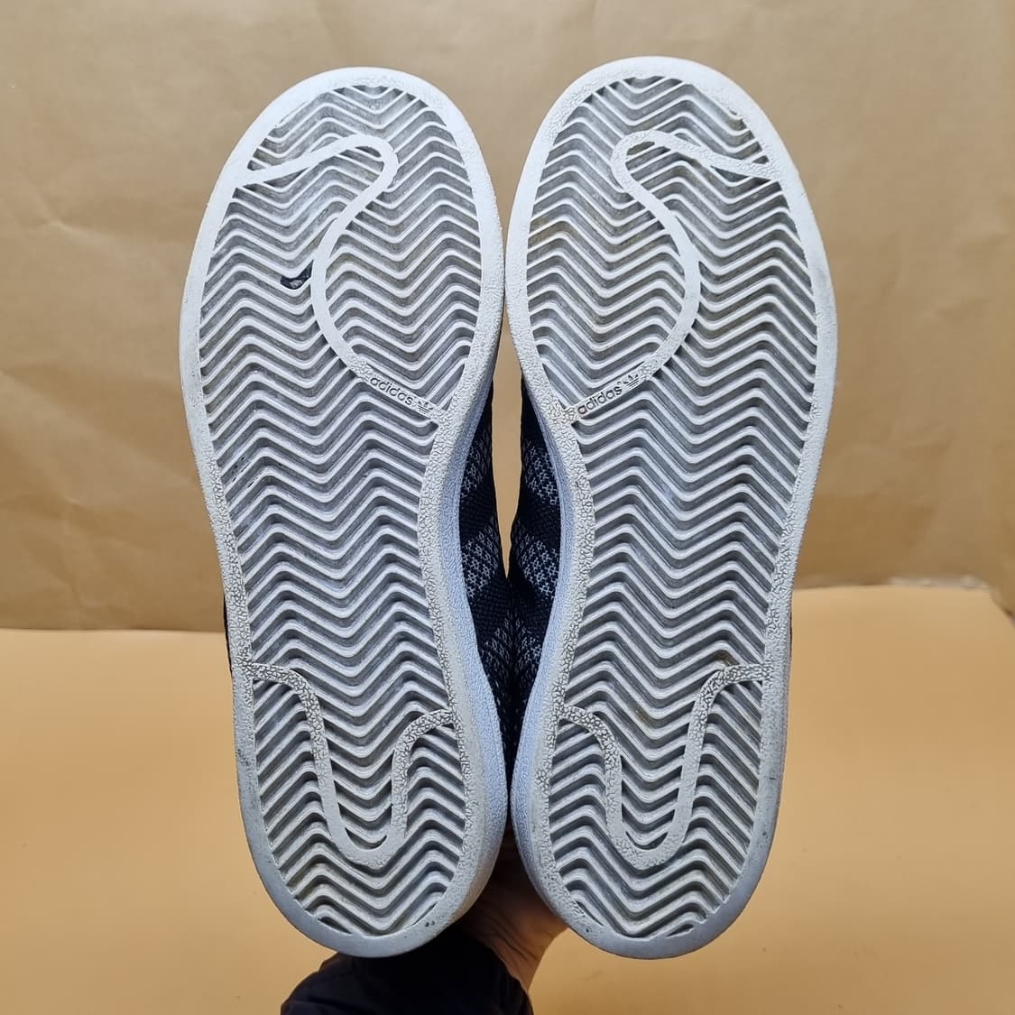 아디다스 슈퍼스타 위브 블랙 스니커즈230 상품이미지3