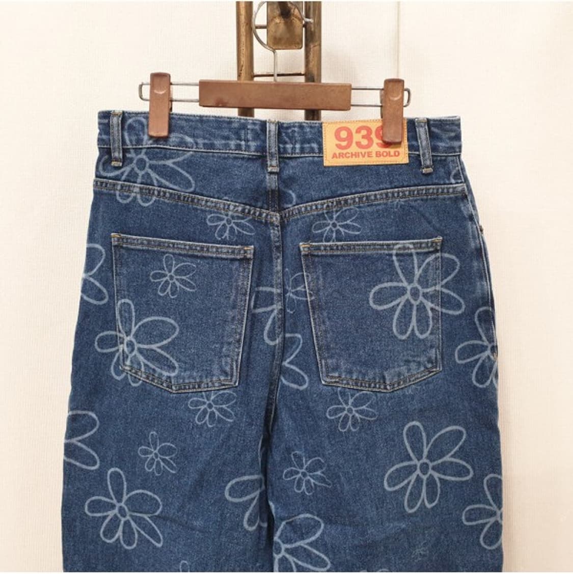 아카이브볼드 플라워 데님팬츠 30 상품이미지3