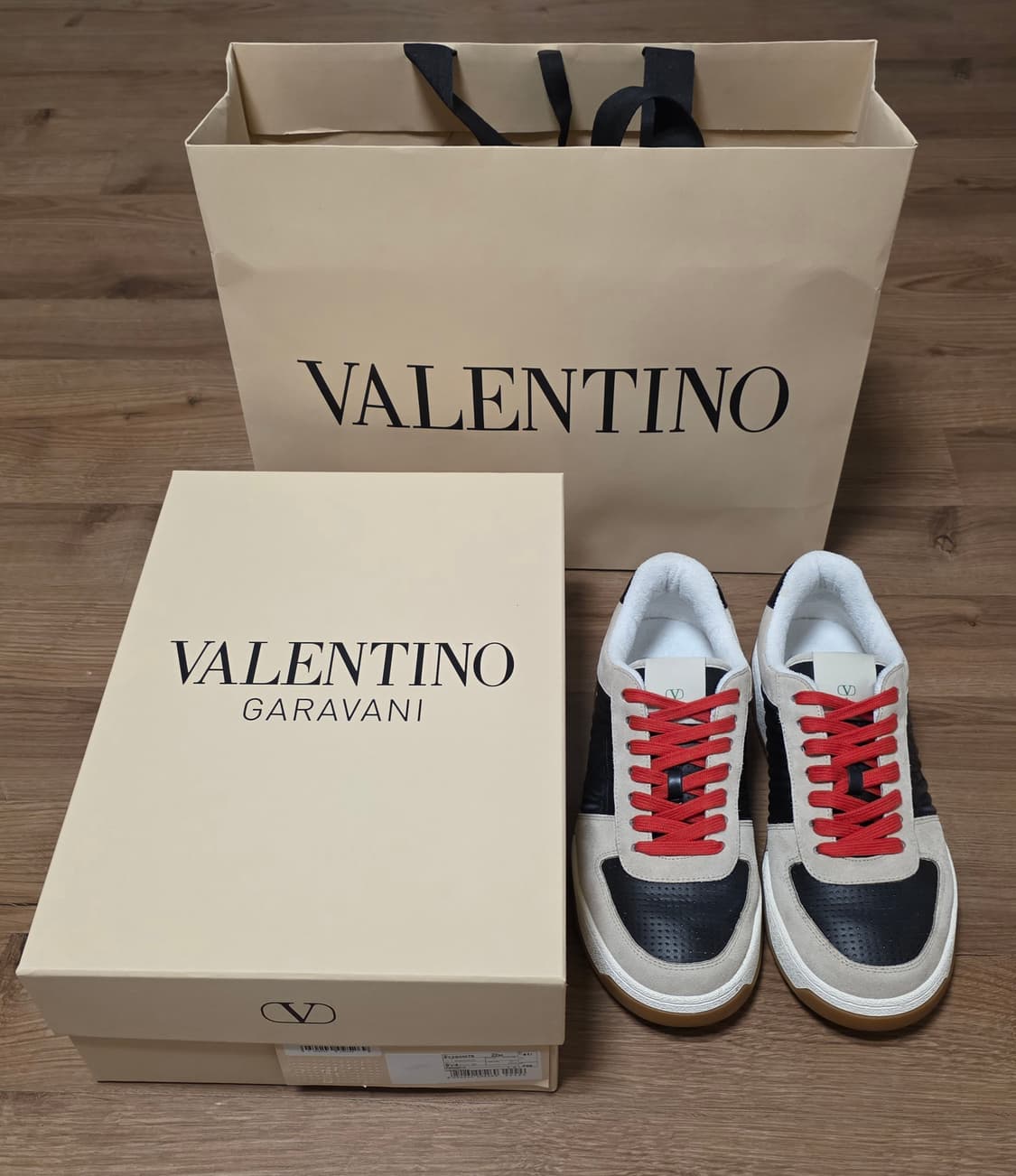 발렌티노 스파리 스플릿 나파 가죽 스니커즈 상품이미지5