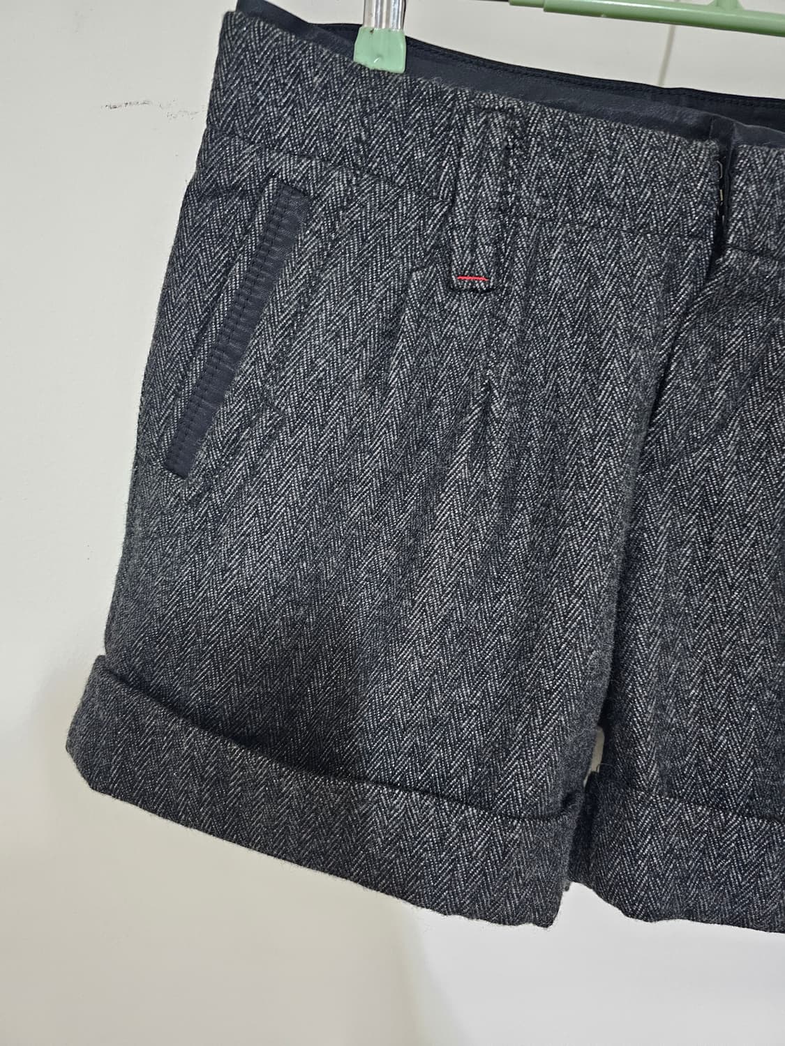 A6 모혼방 블랙진그레이 반바지. M. 28인치 상품이미지4