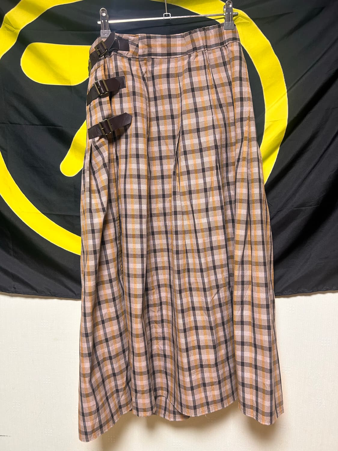 영국풍 모리걸 체크무늬 롱 스커트 상품이미지1