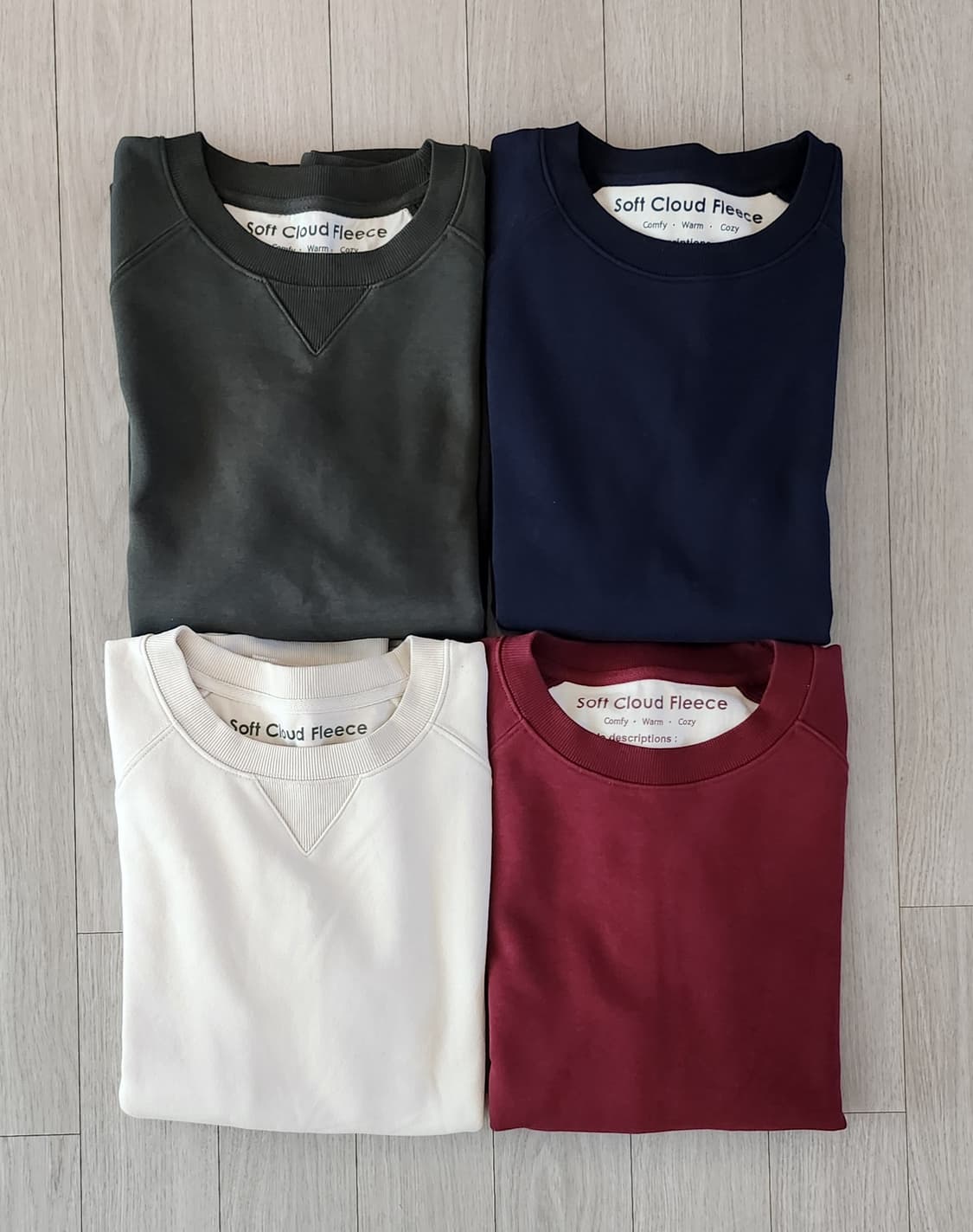 St.Scott 세인트스코트 맨투맨 4종 세트(남녀공용) 상품이미지1