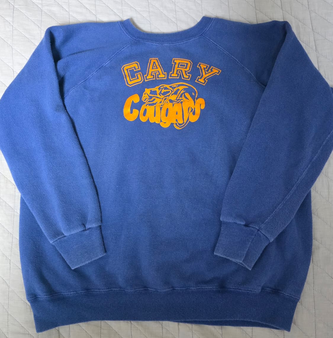 [XL] 70s 빈티지 챔피온 스웻 맨투맨 페이디드 네이비 트루빈티지 상품이미지1