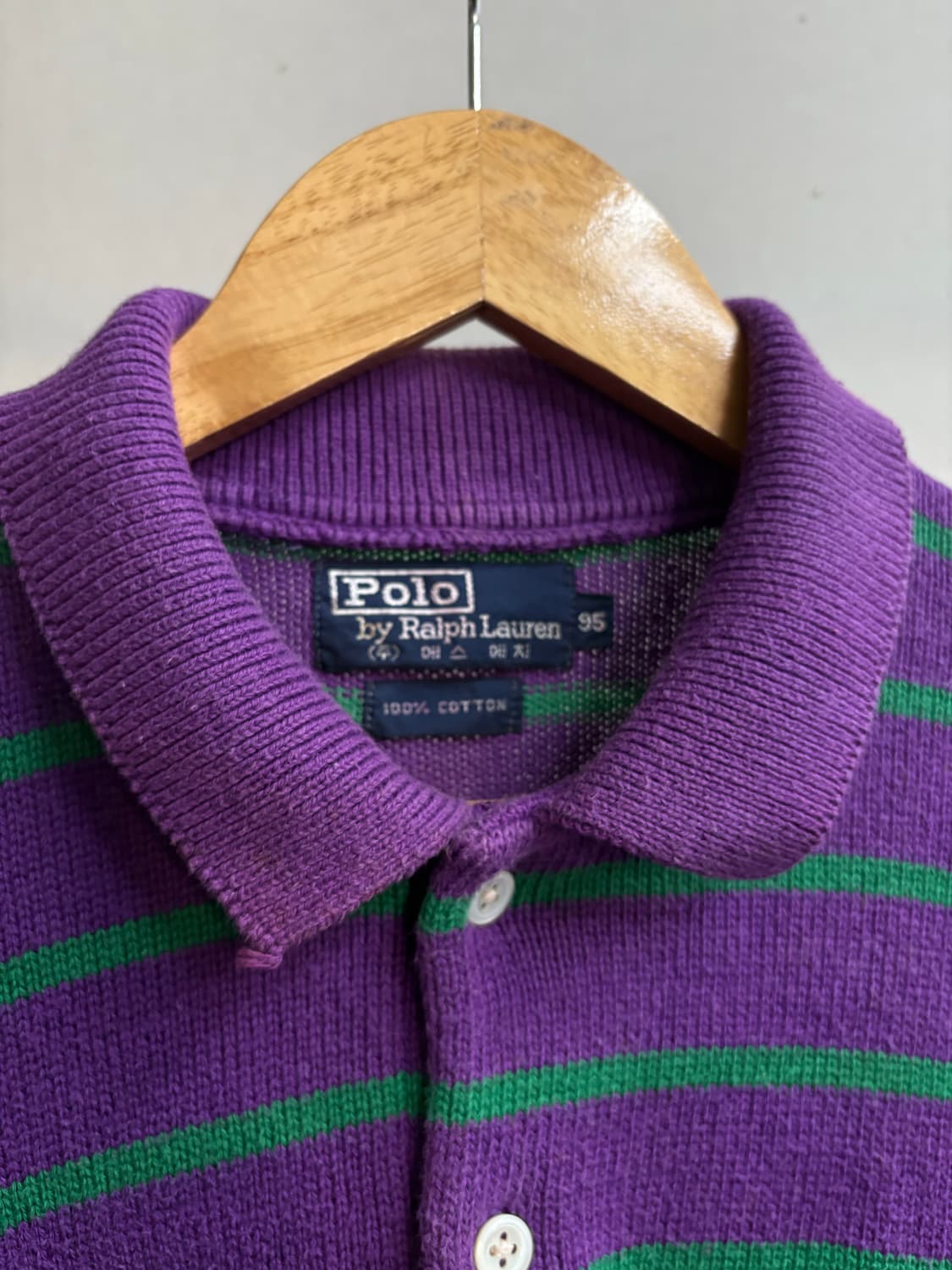 폴로80s 에스에치 단가라 니트 상품이미지3